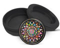 Snus Storage Case Mandala Trippy  Black