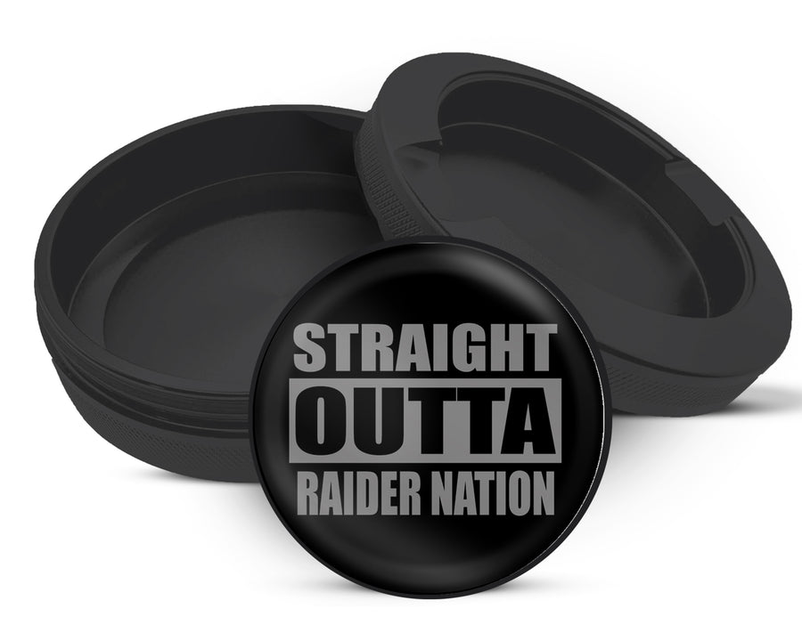 Snus Storage Case Straight Outta Raider Nation Black