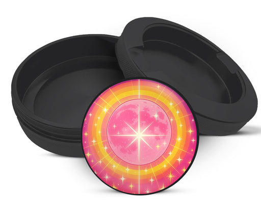 Snus Storage Case Radiant Starburst Pink Anime Moon Black