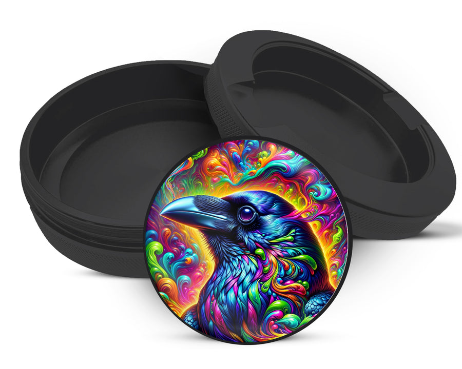 Snus Storage Case Trippy Raven Black