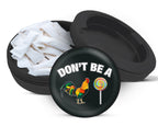 Snus Storage Case Don't Be A C-ck Lollipop Sucker Black