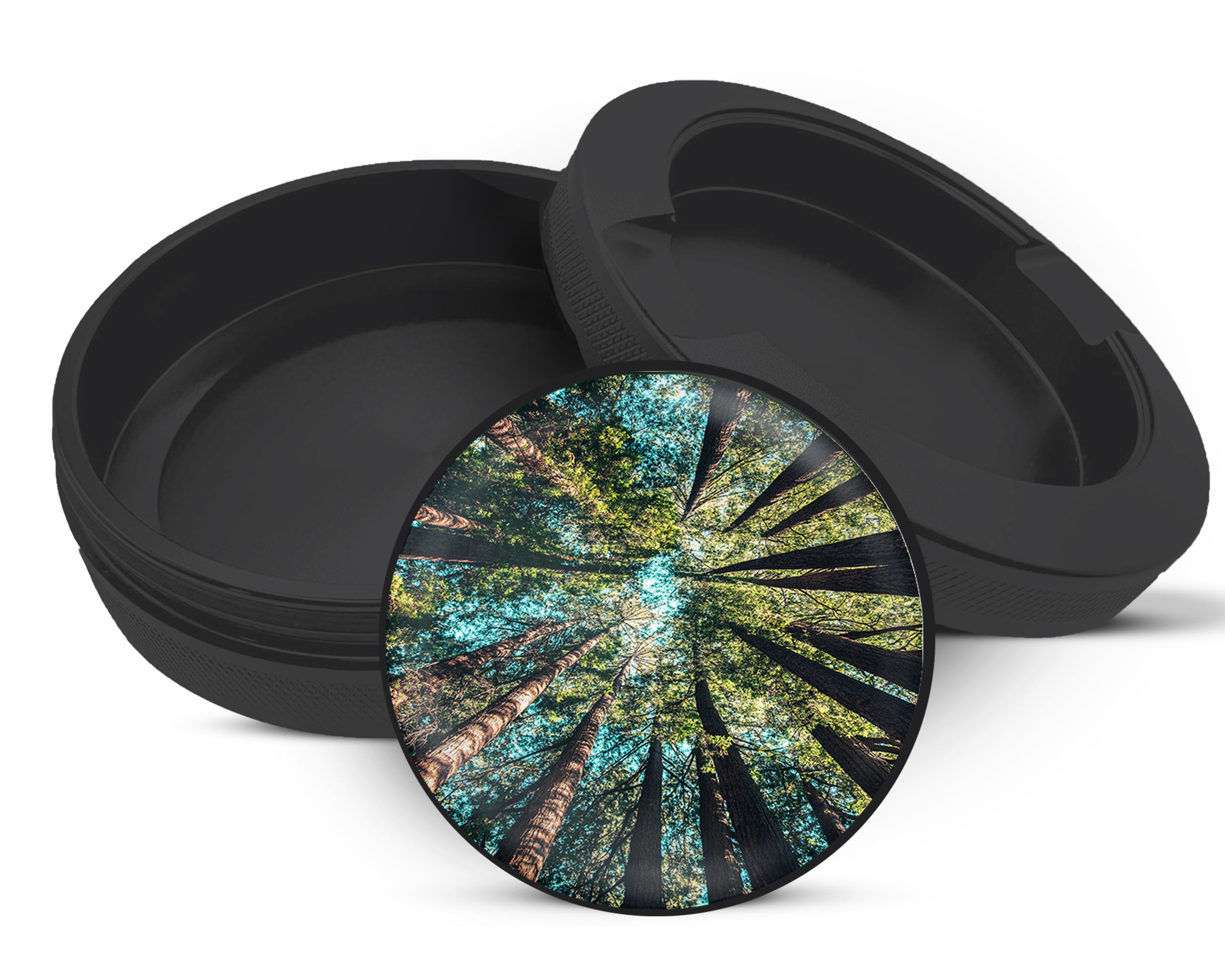 Snus Storage Case Trees Forest Black