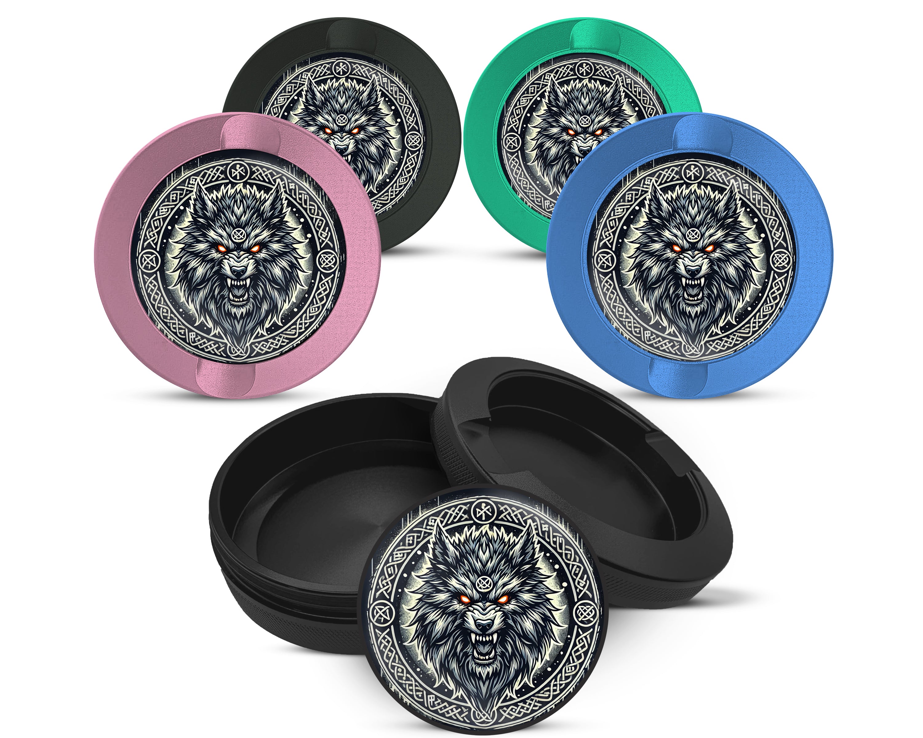 Snus Storage Case Giant Norse Wolf Fenrir 