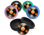 Snus Storage Case Orange Vinyl Record 