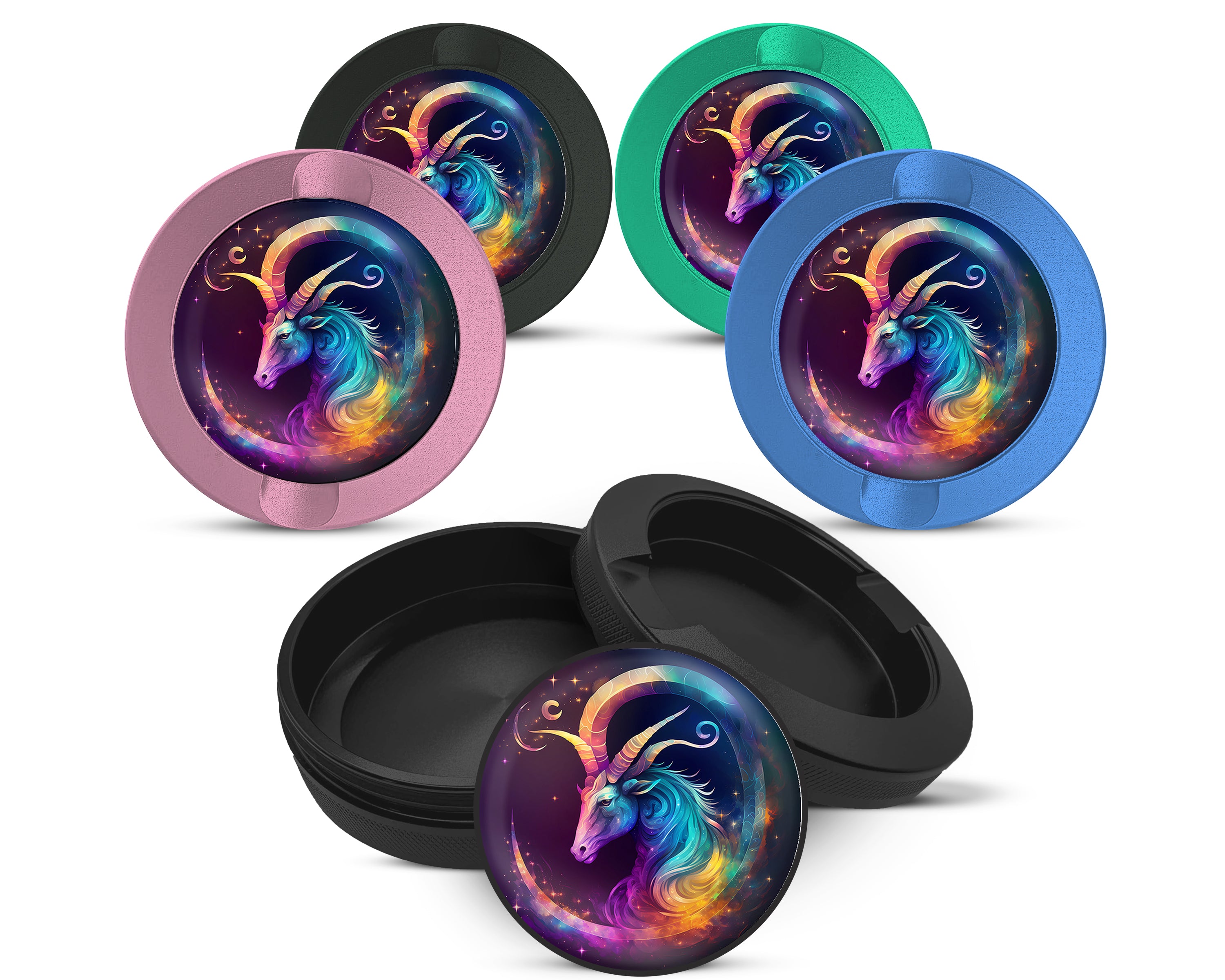 Snus Storage Case Capricorn Zodiac Goat Symbol Birth Sign 