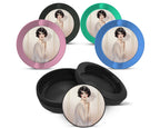 Snus Storage Case Elegant Deco Feather Muse 