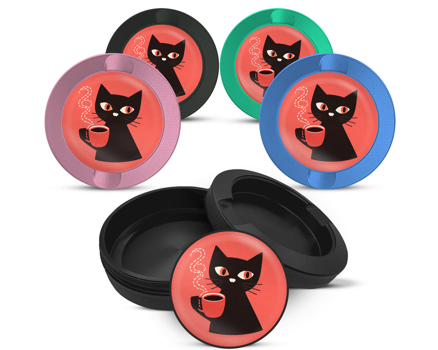 Snus Storage Case Retro Cat Minimalist 