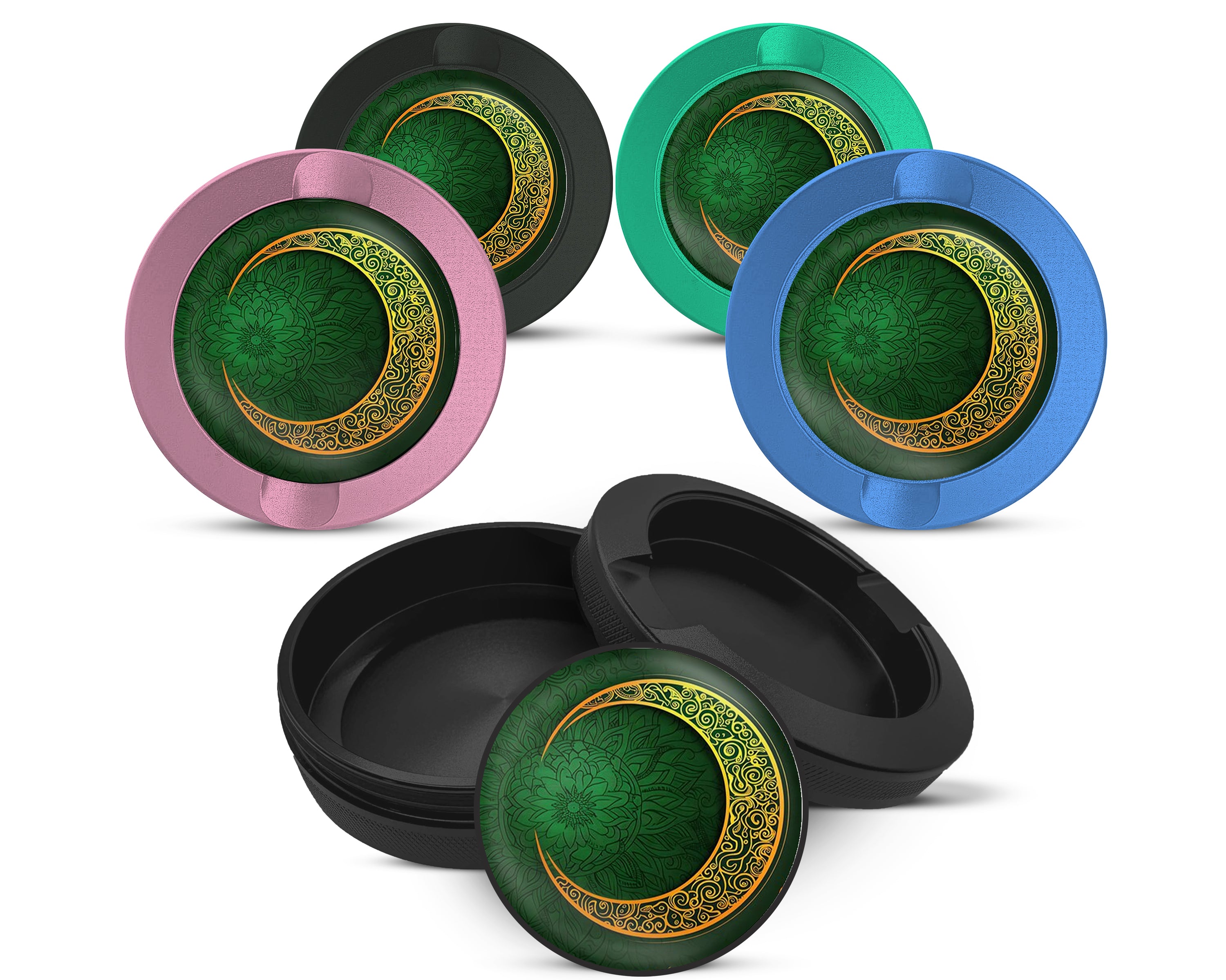 Snus Storage Case Eid Mubarak Crescent Moon With Stars 