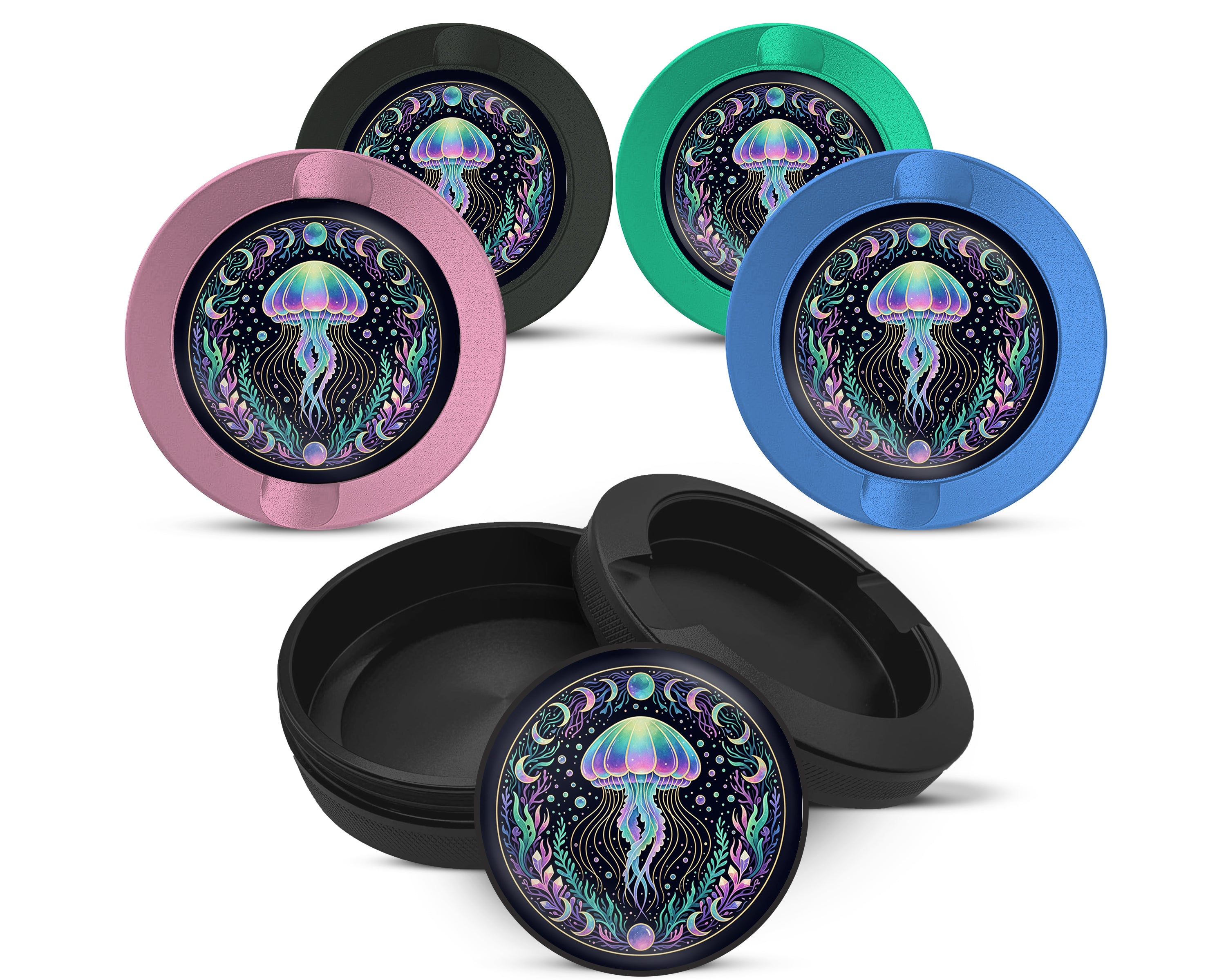 Snus Storage Case Mystic Moon Jellyfish Bloom 