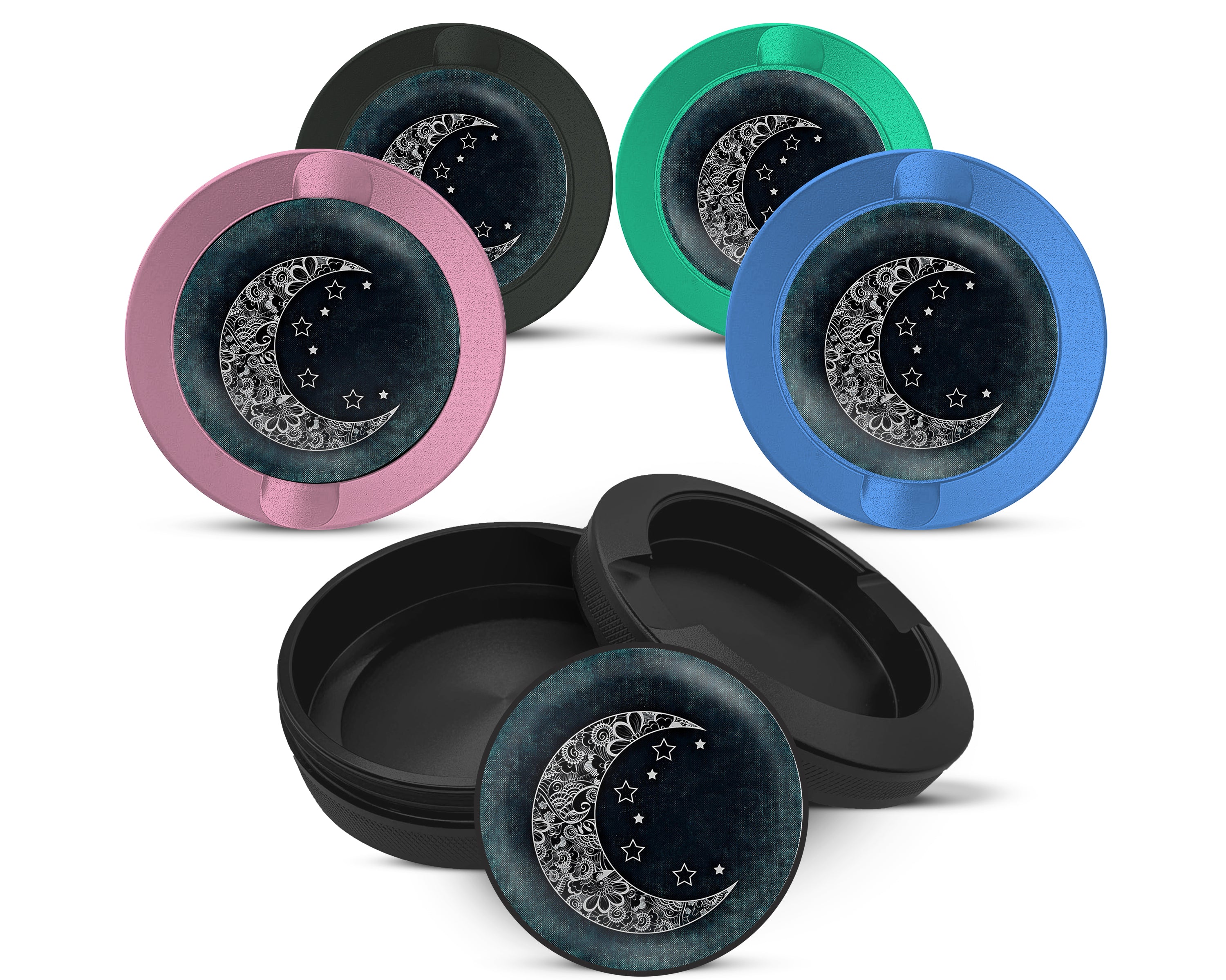 Snus Storage Case Blue Moon Lunar 