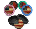 Snus Storage Case Rustic American Flag 