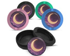 Snus Storage Case Crescent Moon in Dreamy Night Sky 