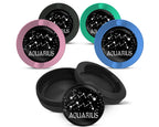 Snus Storage Case Aquarius, the Water Bearer Zodiac Birth Sign 