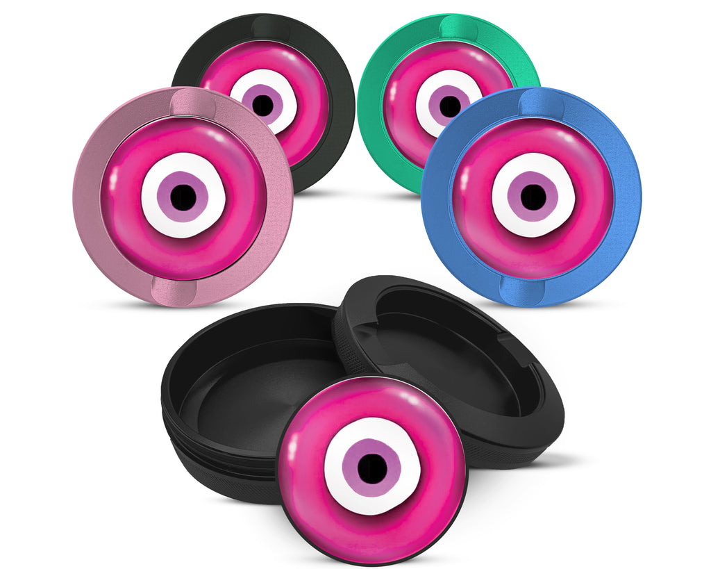 Snus Storage Case Pink Evil Eye Nazar Amulet 