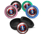 Snus Storage Case Captain Shield Superhero Comic Art Emblem 