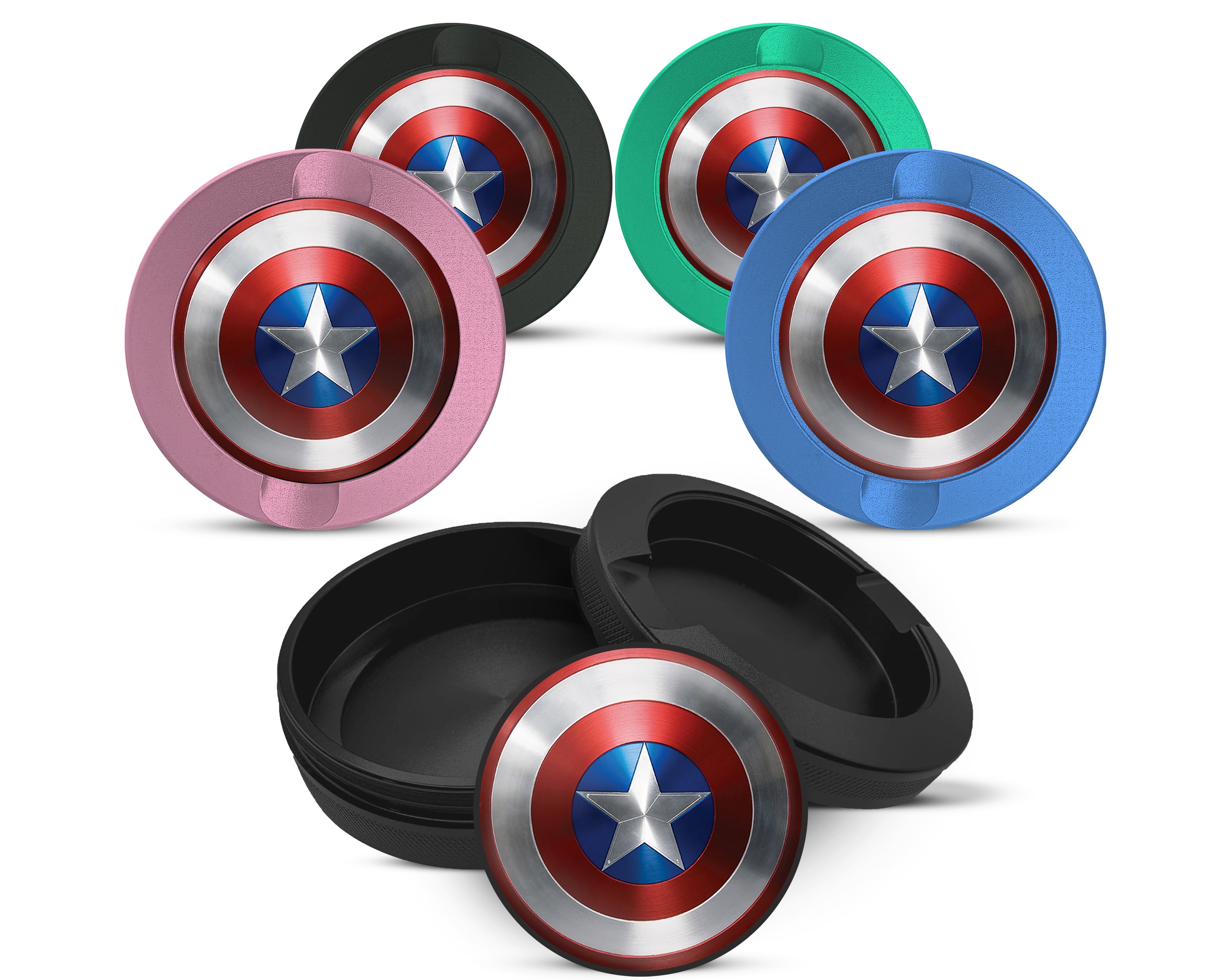 Snus Storage Case Captain Shield Superhero Comic Art Emblem 