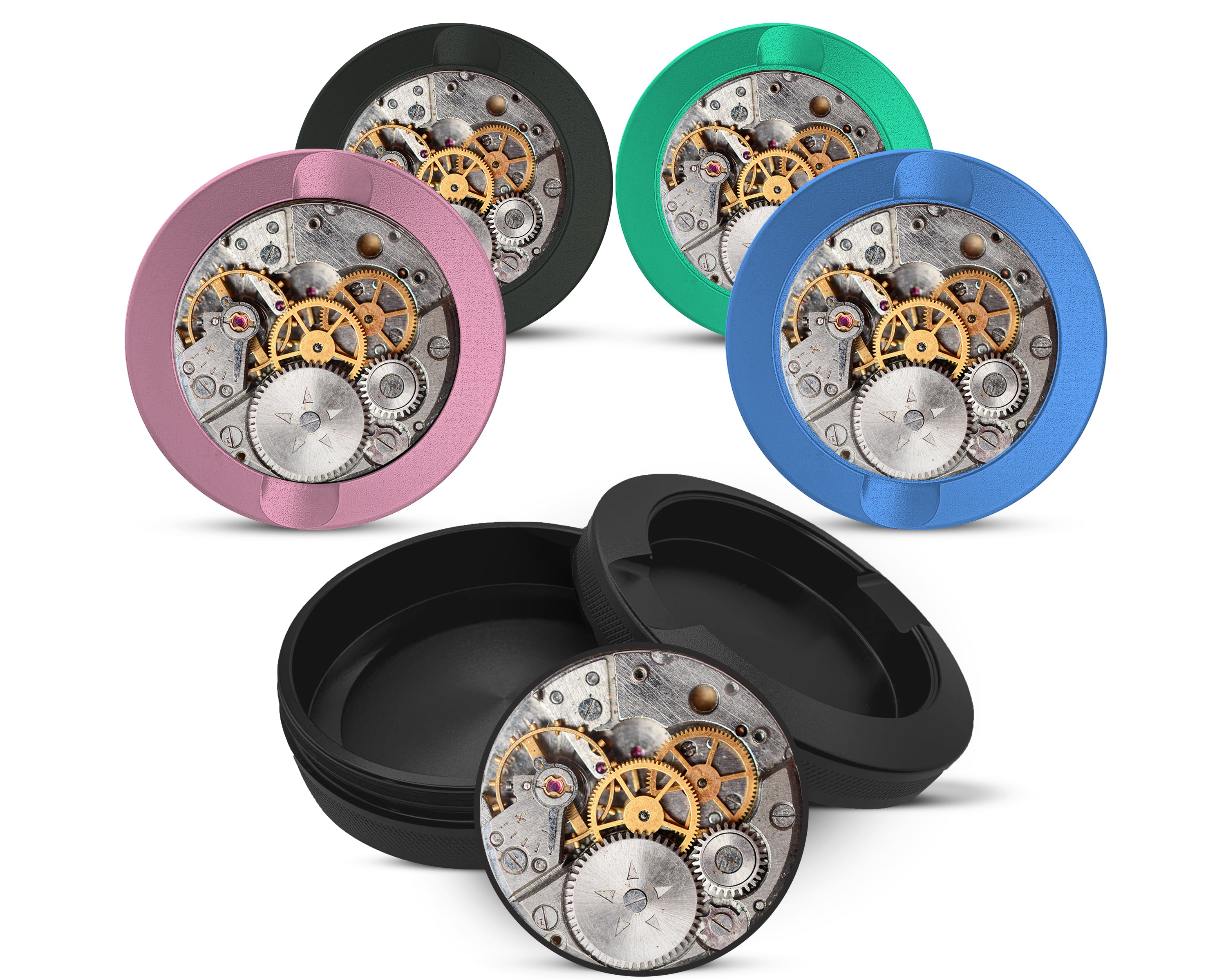 Snus Storage Case Steampunk Clockwork 