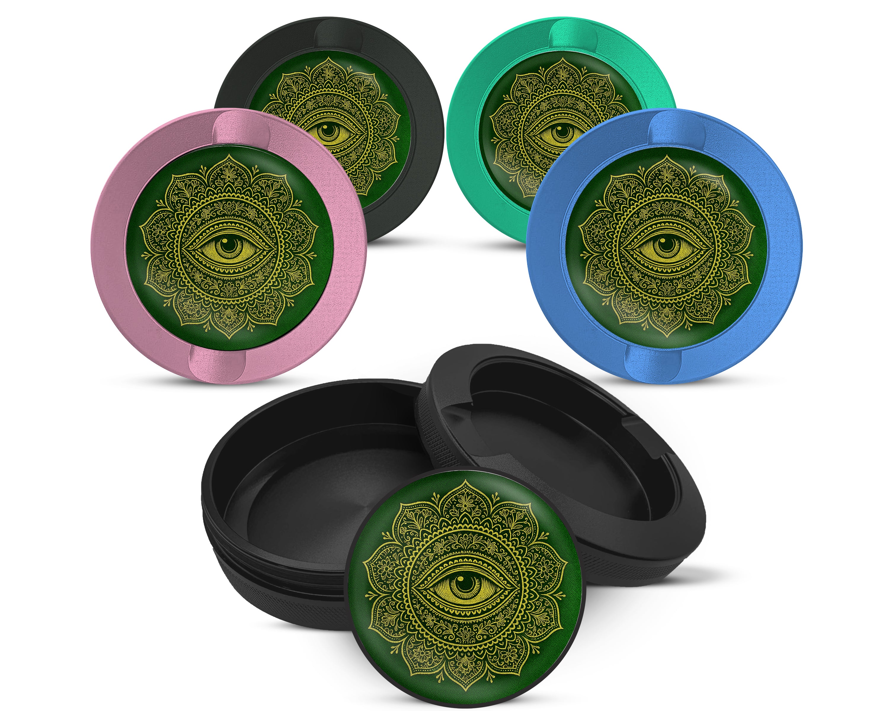 Snus Storage Case Golden All-Seeing Eye 