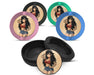 Snus Storage Case Anime Retro Pin-Up Girl with Long Hair and Tattoos 
