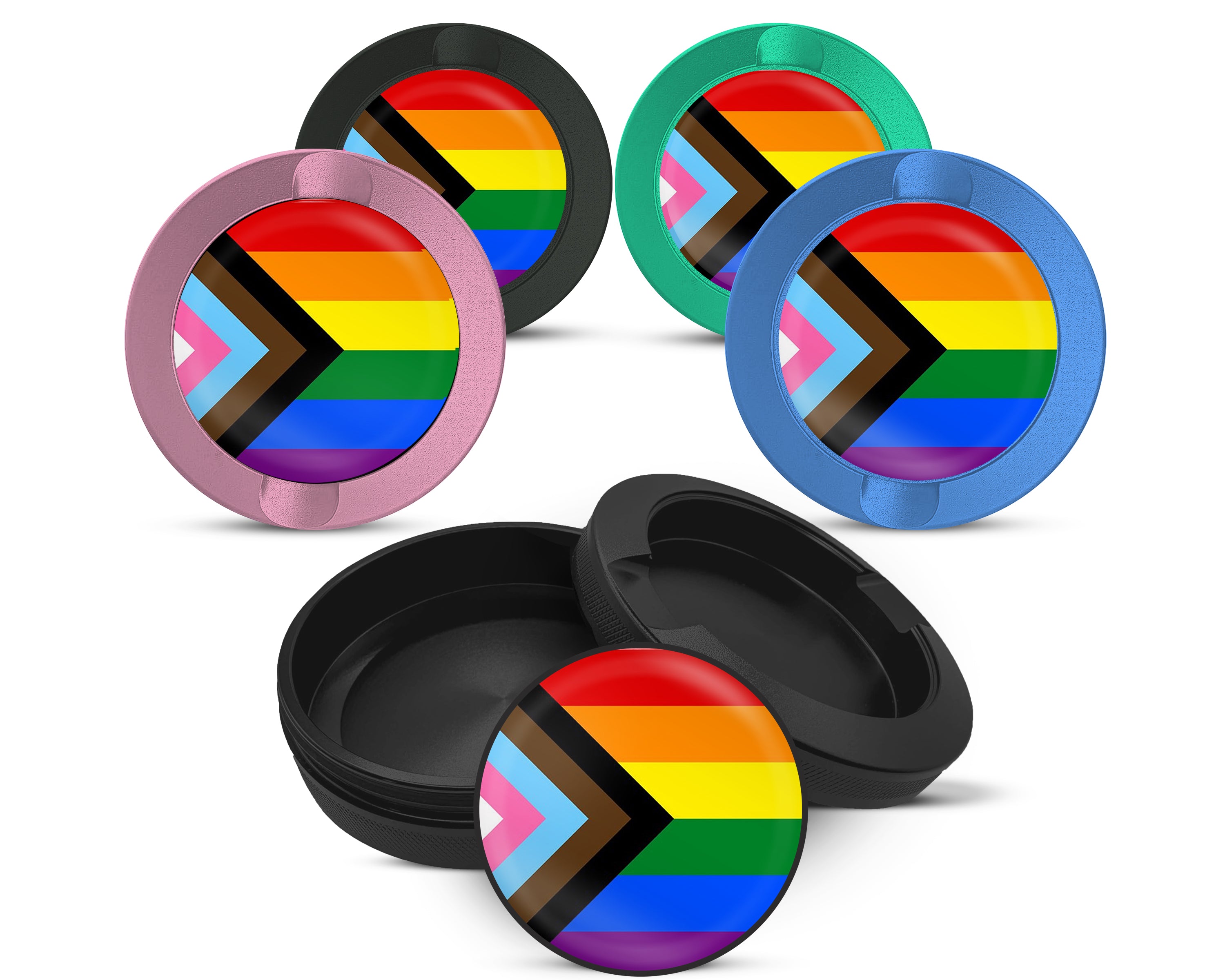 Snus Storage Case Progressive Pride Flag LGBTQ+ Inclusive 