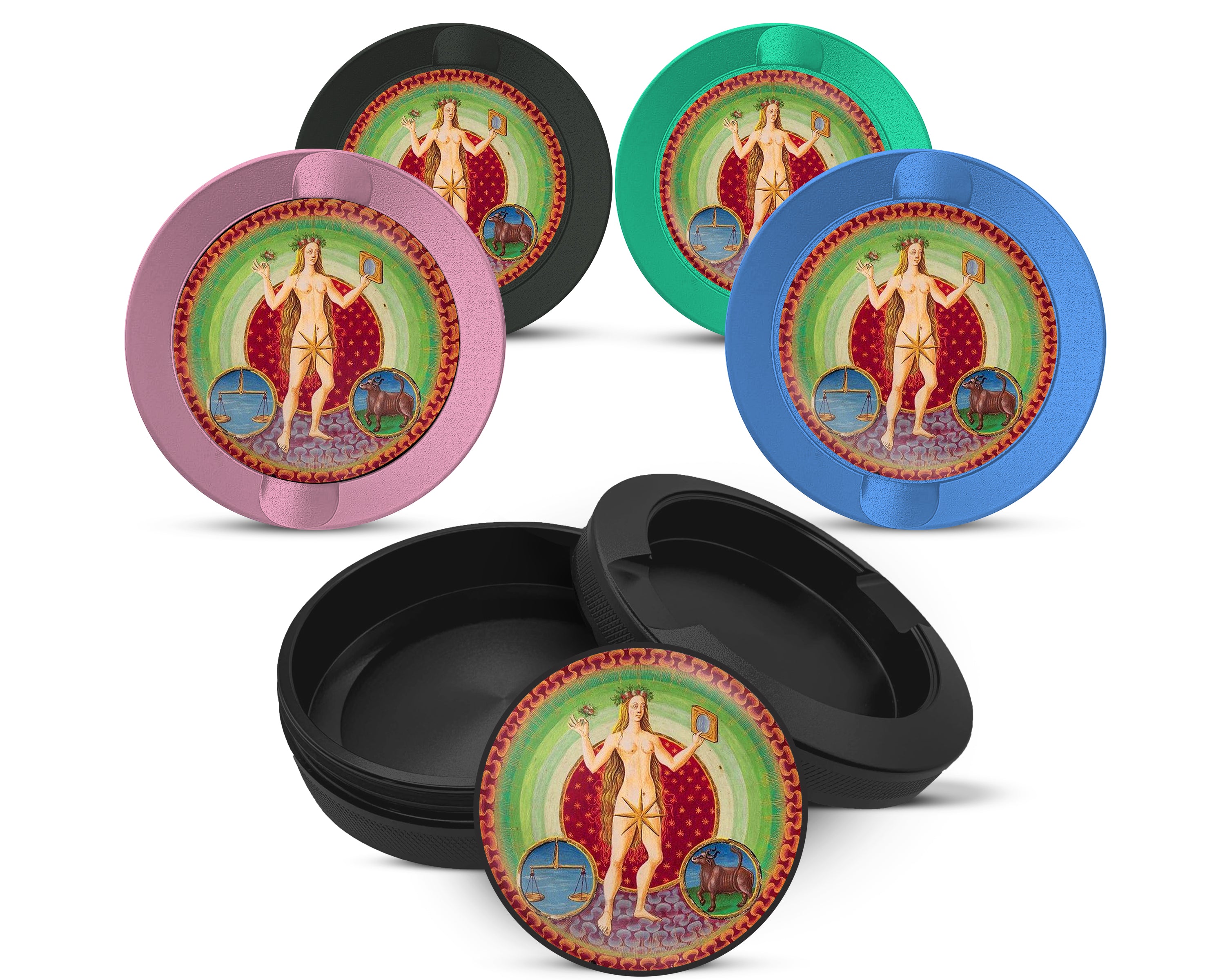 Snus Storage Case Medieval Venus Planetary Zodiac 