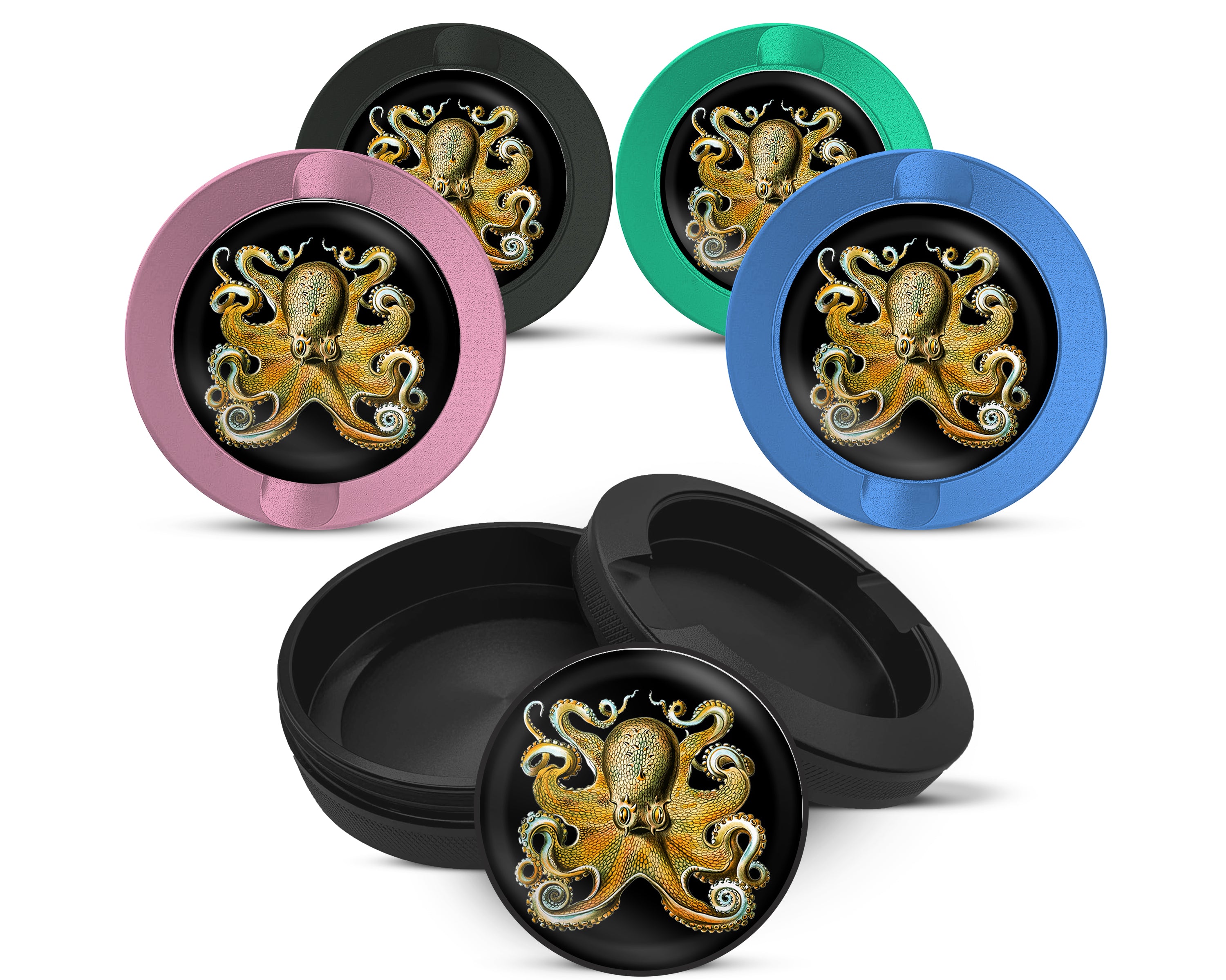 Snus Storage Case Octopus Grinder Whimsigoth  