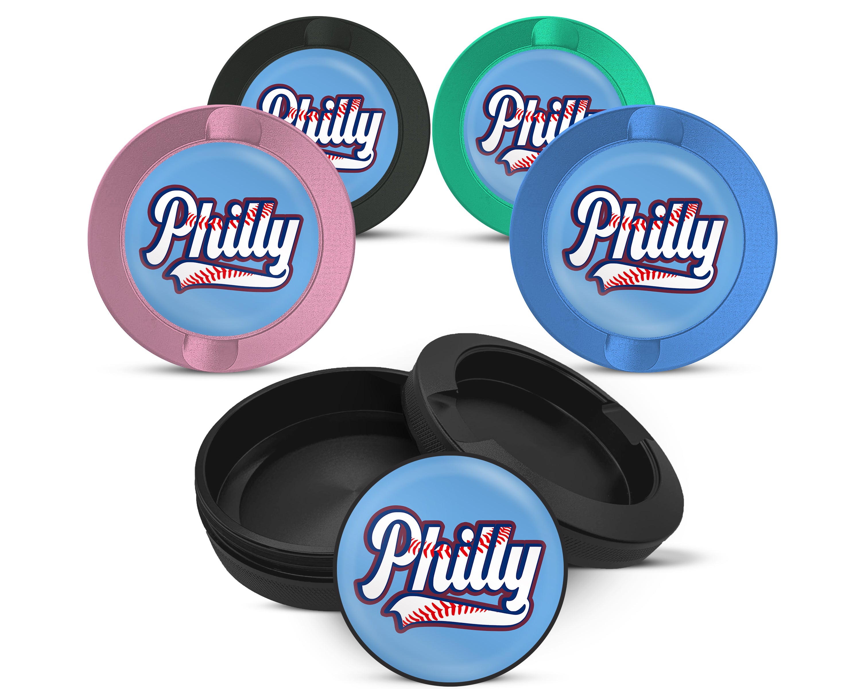Snus Storage Case Philly Baseball Stitching 