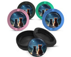 Snus Storage Case Cute Cats Staring At The Night 