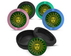 Snus Storage Case Golden Intricate Sun 