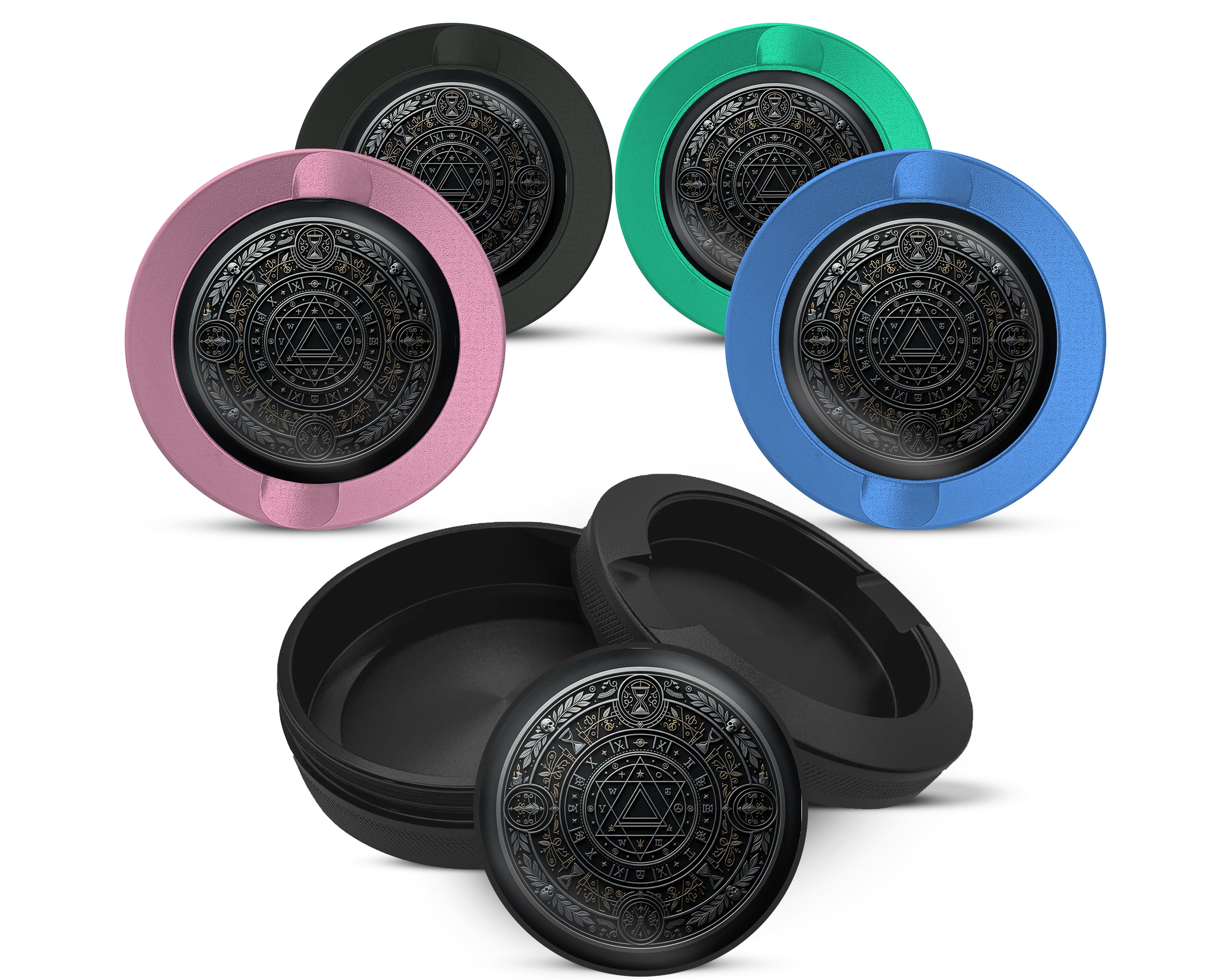 Snus Storage Case Occult Timekeeper Alchemy Seal 