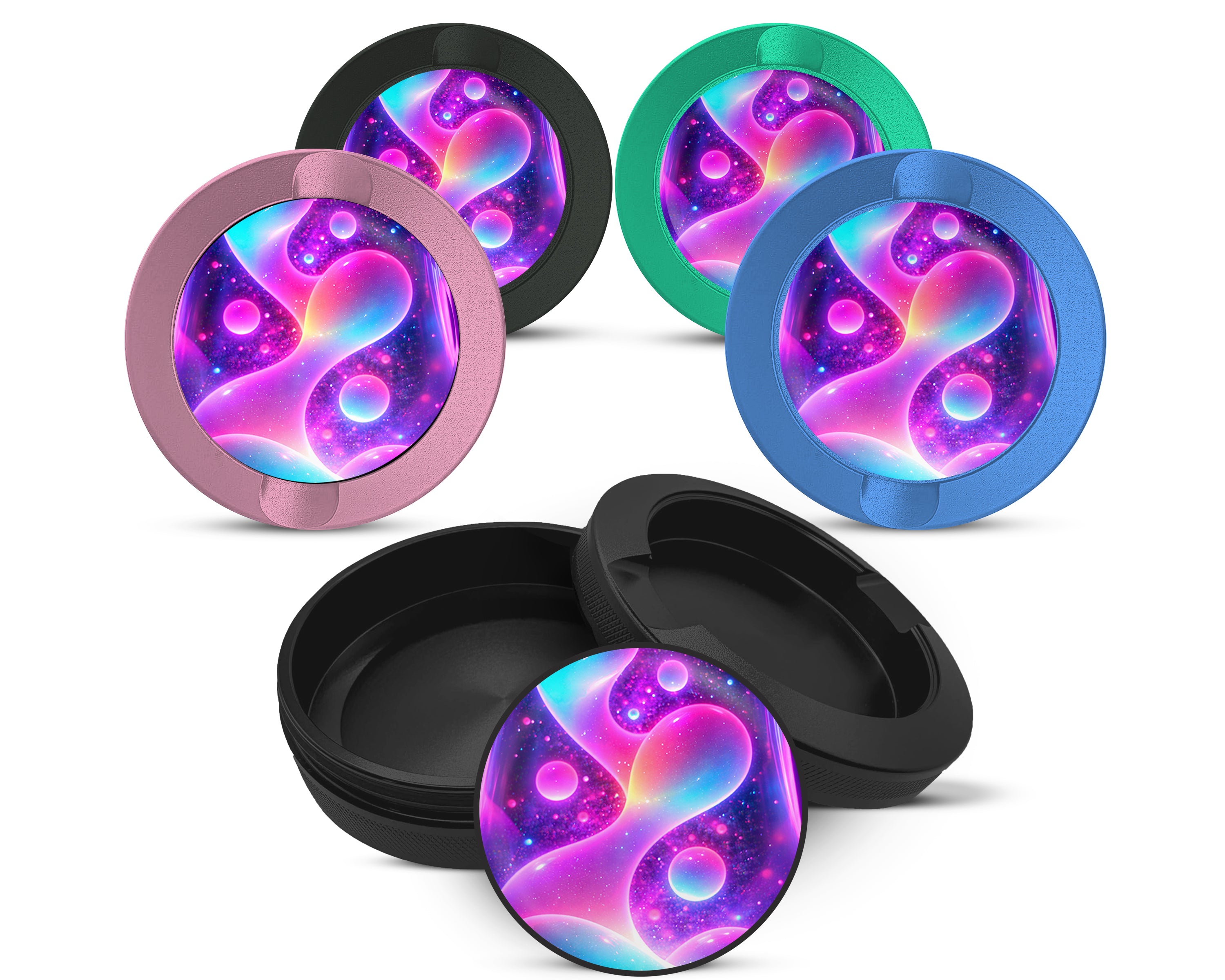 Snus Storage Case Glowing Lava Lamp Trippy 