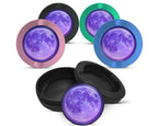 Snus Storage Case Purple Galaxy Moon with Starscape 
