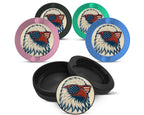 Snus Storage Case Patriotic Eagle With Sunglasses 