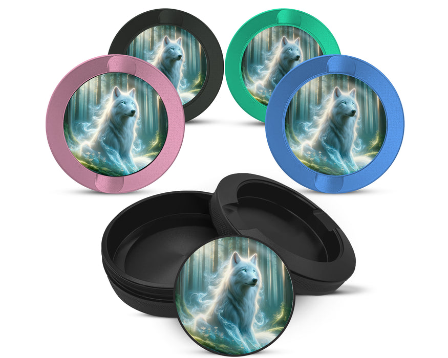 Snus Storage Case Wolf In A Mystical Forest 
