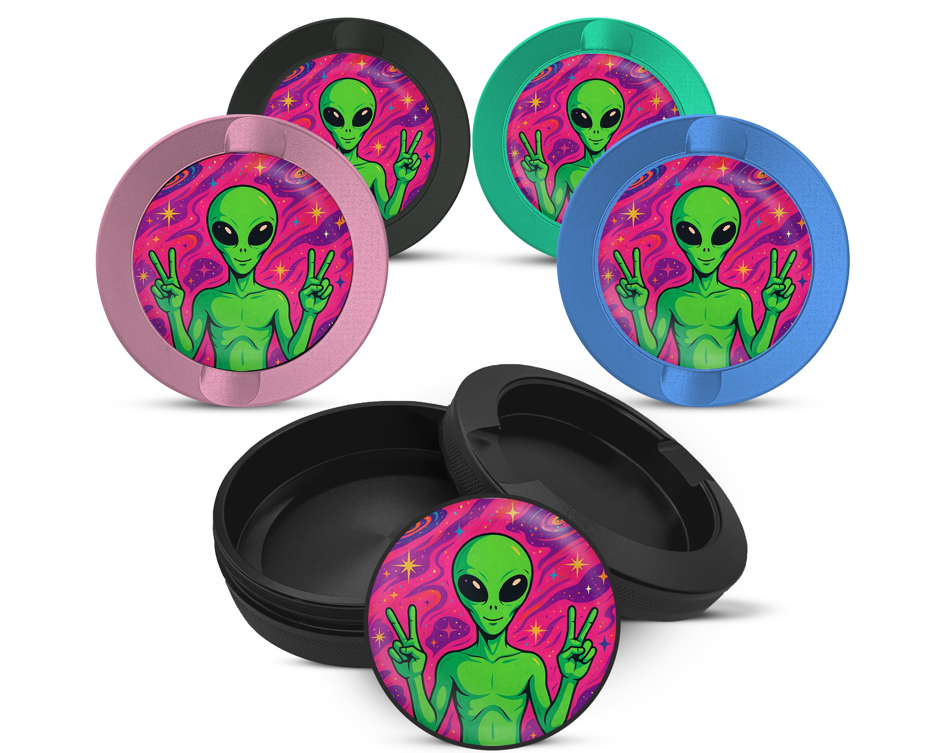 Snus Storage Case Alien We Come In Peace 