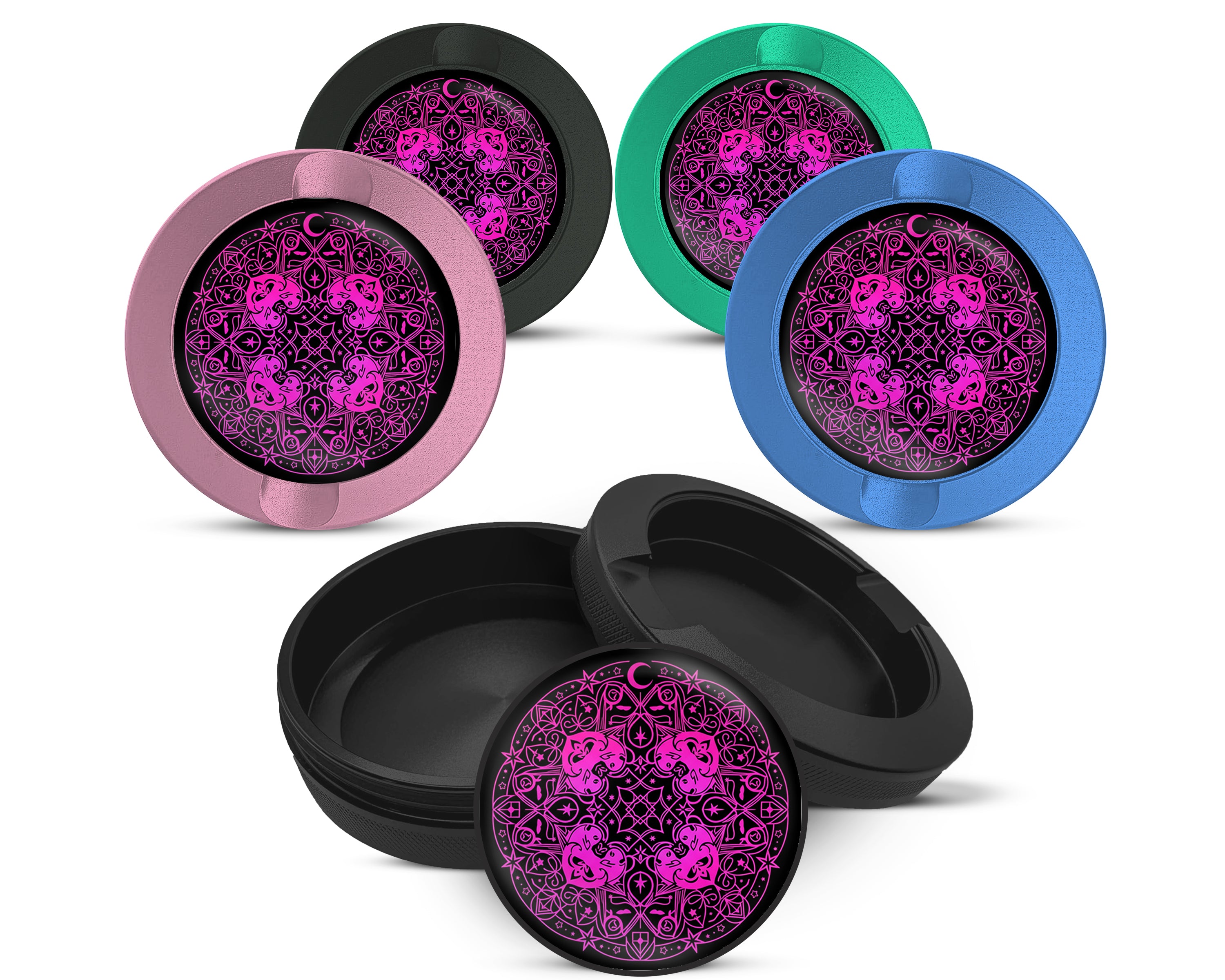 Snus Storage Case Witchy Cosmic Sigil Mandala 