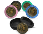 Snus Storage Case Ancient Mayan Warrior Medallion Art 