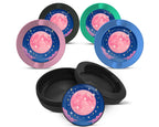 Snus Storage Case Pink Kawaii Crescent Moon with Stars 