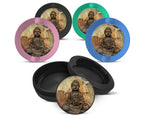 Snus Storage Case Buddha Pattina Buddhist Statue 