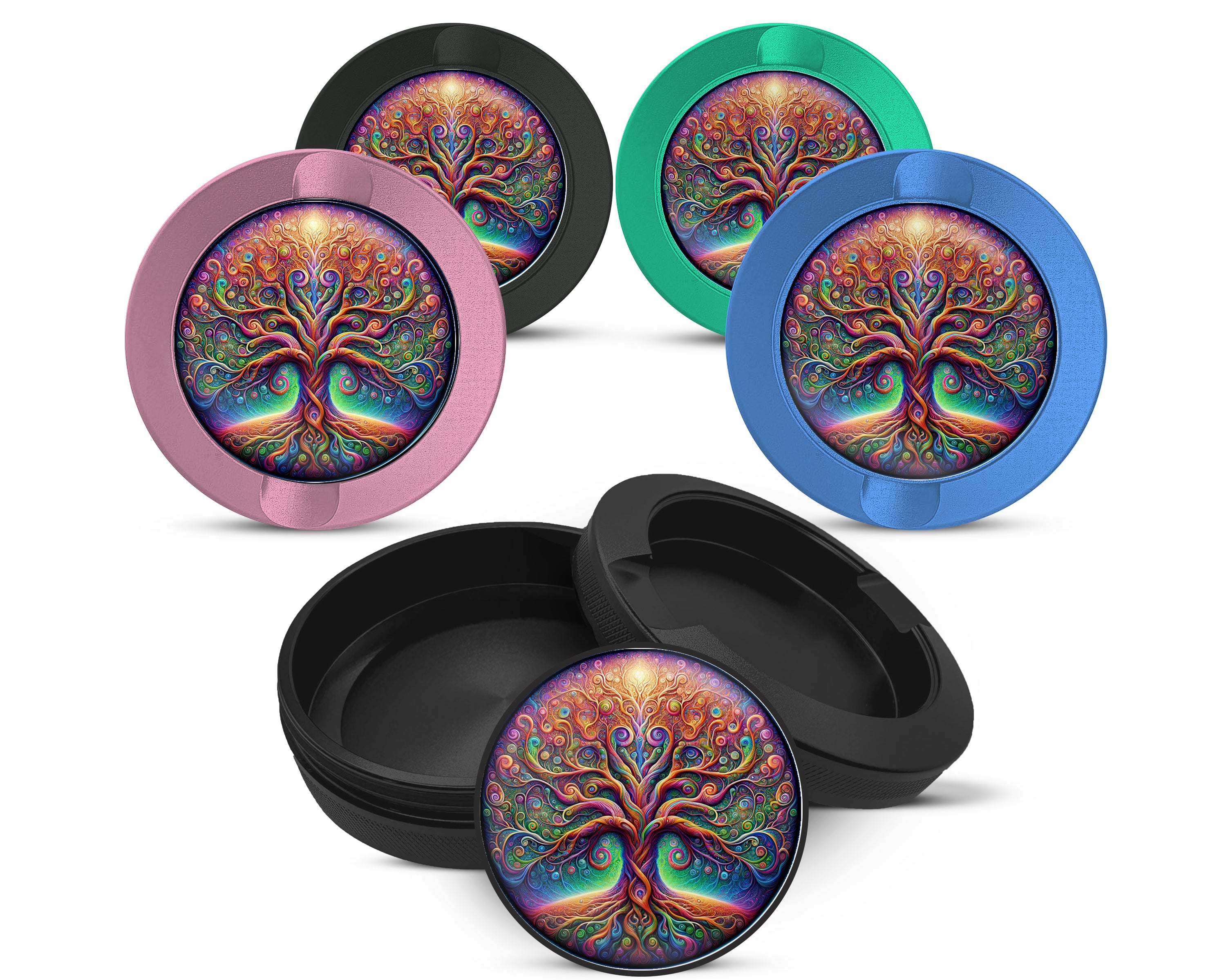 Snus Storage Case Psychedelic Tree Of Life 