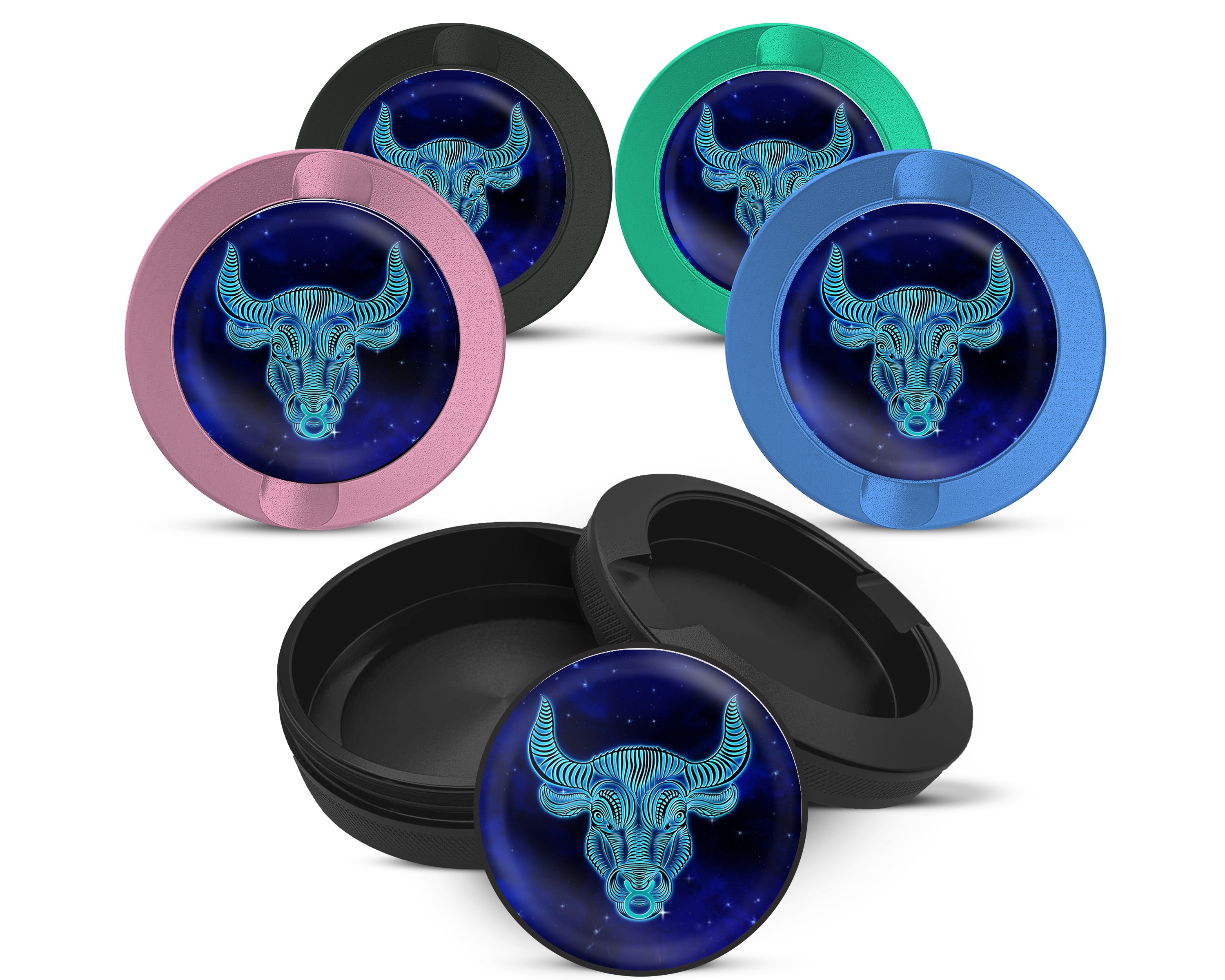 Snus Storage Case Taurus Zodiac Grinder 
