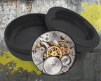 Steampunk Clockwork Snus Storage Case Bottle Opener