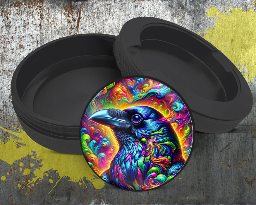Trippy Raven Snus Storage Case Bottle Opener