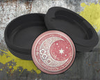 Crescent Moon with Stars Snus Storage Case Bottle Opener