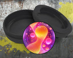 Trippy Psychedelic Lava Lamp Glow Design Snus Storage Case Bottle Opener
