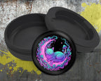 Psychedelic Moon Cat Dreams Snus Storage Case Bottle Opener