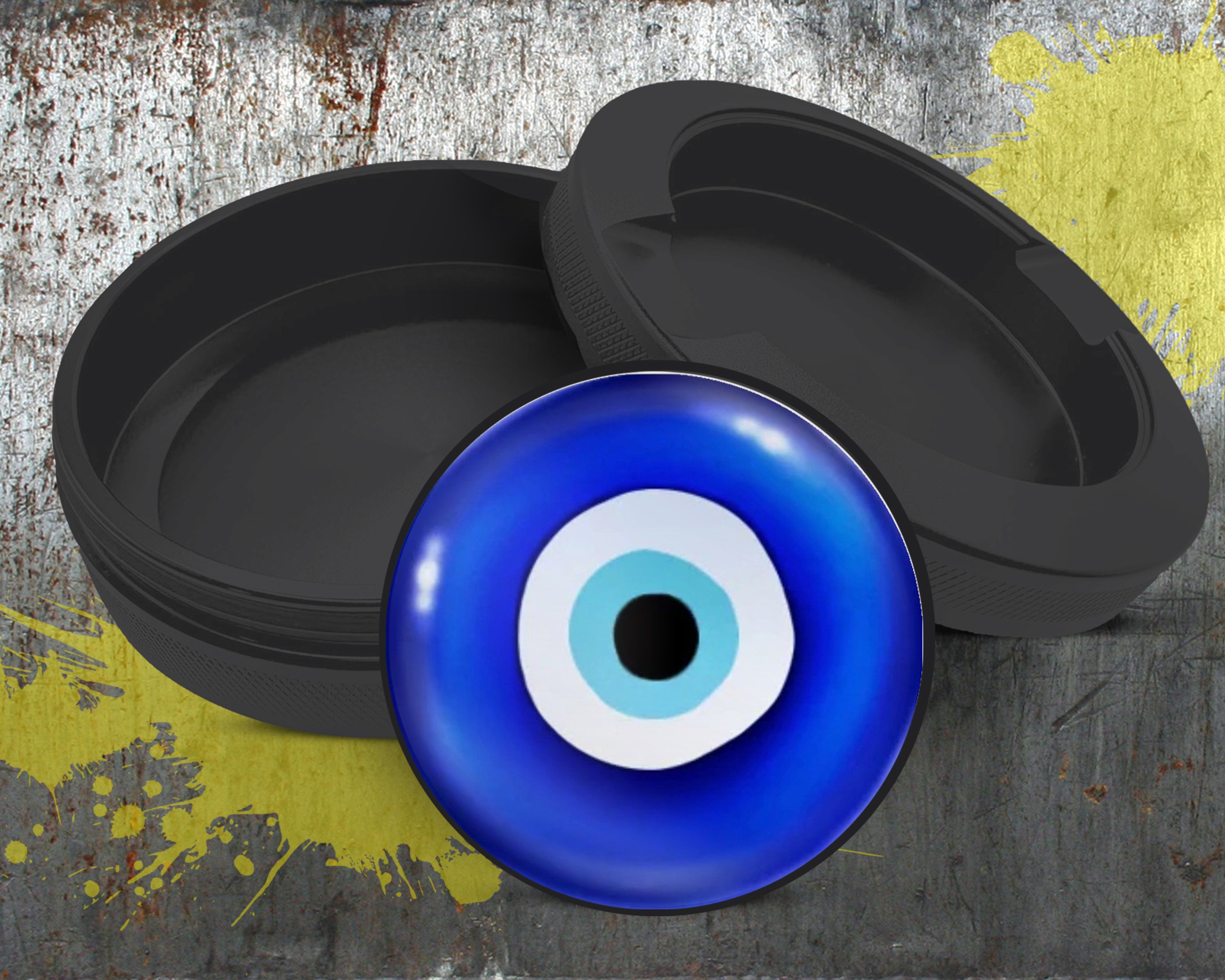 Evil Eye Nazar Azul Snus Storage Case Bottle Opener