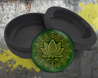 Golden Lotus Blossom Snus Storage Case Bottle Opener