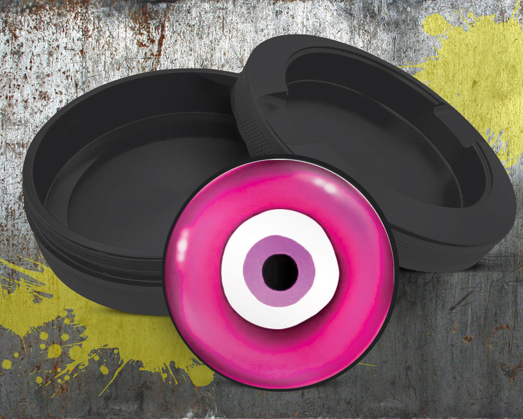 Pink Evil Eye Nazar Amulet Snus Storage Case Bottle Opener