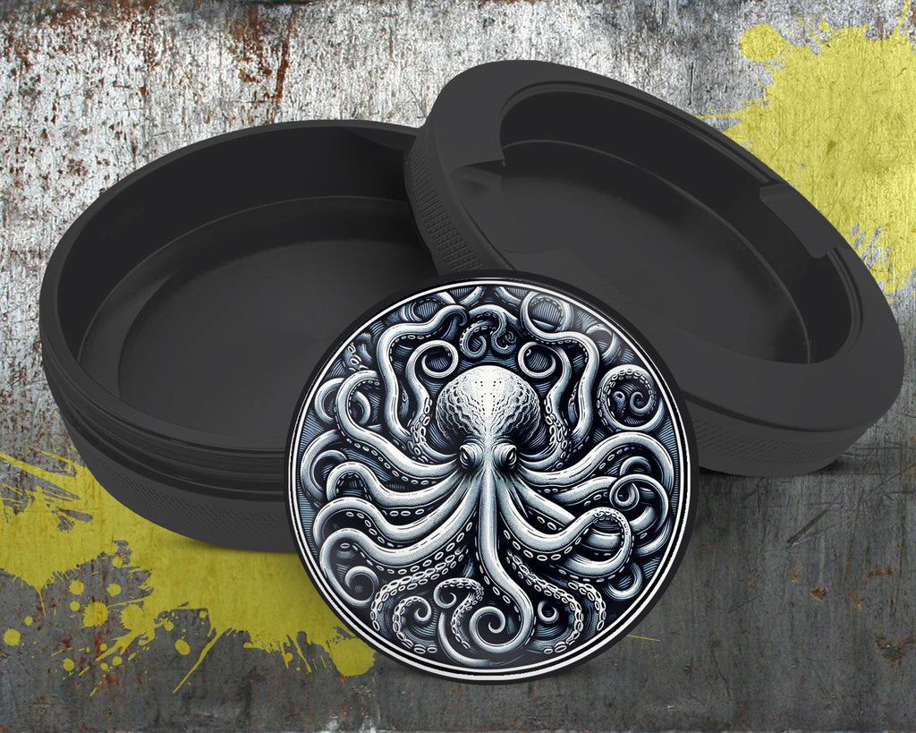 Kraken Octopus Snus Storage Case Bottle Opener